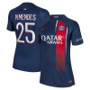 Paris Saint-Germain 2023-24 N.Mendes 25 Domácí - Dámské Fotbalové Dresy (S/S) Paris Saint-Germain 2023-24 N.Mendes 25 Domácí - Dámské Fotbalové Dresy (S/S)